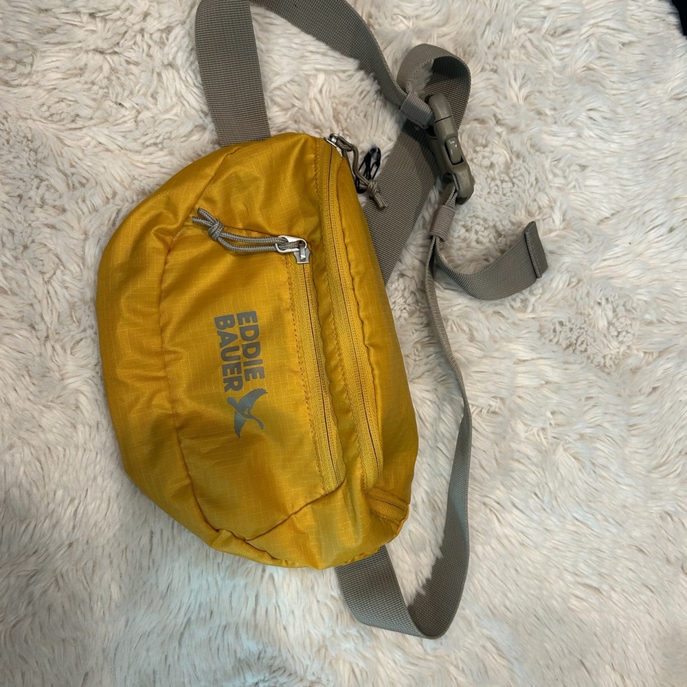 Eddie Bauer Mustard Belt Bag